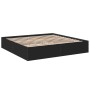 Estructura de cama madera de ingeniería negra 180x200 cm de vidaXL, Camas y somieres - Ref: Foro24-3280994, Precio: 137,54 €,...