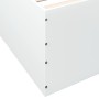 Estructura de cama madera de ingeniería blanca 150x200 cm de vidaXL, Camas y somieres - Ref: Foro24-3280916, Precio: 152,99 €...