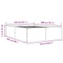 Estructura de cama madera de ingeniería gris Sonoma 140x200 cm de vidaXL, Camas y somieres - Ref: Foro24-3280928, Precio: 148...