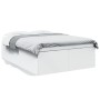 Estructura de cama madera de ingeniería blanca 140x200 cm de vidaXL, Camas y somieres - Ref: Foro24-3280923, Precio: 147,56 €...