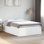 Estructura de cama madera de ingeniería blanca 140x200 cm de vidaXL, Camas y somieres - Ref: Foro24-3280923, Precio: 147,56 €...