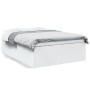 Estructura de cama madera de ingeniería blanca 140x190 cm de vidaXL, Camas y somieres - Ref: Foro24-3280937, Precio: 145,45 €...