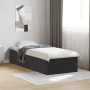 Estructura de cama madera de ingeniería negra 90x200 cm de vidaXL, Camas y somieres - Ref: Foro24-3281057, Precio: 96,13 €, D...