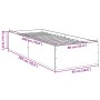 Estructura de cama madera de ingeniería negra 90x200 cm de vidaXL, Camas y somieres - Ref: Foro24-3281057, Precio: 96,13 €, D...