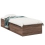 Estructura de cama madera de ingeniería roble marrón 90x200 cm de vidaXL, Camas y somieres - Ref: Foro24-3281062, Precio: 96,...