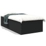 Estructura de cama madera de ingeniería negra 75x190 cm de vidaXL, Camas y somieres - Ref: Foro24-3280980, Precio: 103,95 €, ...
