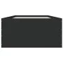 Black engineered wood bed frame 75x190 cm by vidaXL, Beds and slatted bases - Ref: Foro24-3280980, Price: 102,73 €, Discount: %