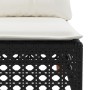Set de sofás de jardín 10 pzas cojines ratán sintético negro de vidaXL, Conjuntos de jardín - Ref: Foro24-3262046, Precio: 72...