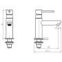 SCHÜTTE Grifo vertical de agua fría LAURANA cromado de SCHÜTTE, Grifos - Ref: Foro24-429365, Precio: 43,52 €, Descuento: %