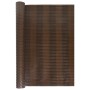 Toldo para balcón ratán sintético marrón y negro 1000x90 cm de vidaXL, Paneles de vallas - Ref: Foro24-156263, Precio: 103,32...