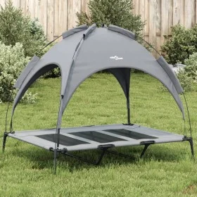 Cama para perros con dosel antracita tela oxford y acero de vidaXL, Camas para perros - Ref: Foro24-172595, Precio: 55,50 €, ...