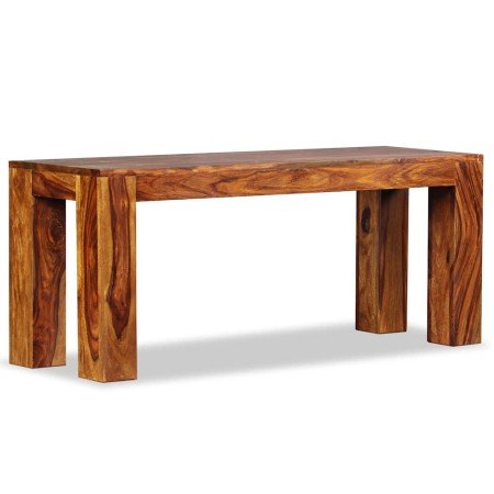 Banco de madera maciza de acacia 110x35x45 cm en Bancos para recibidores y almacenamiento | Comprar online en Foru.es