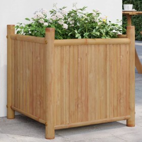 Jardinera de bambú 50x50x50 cm de vidaXL, Maceteros y jardineras - Ref: Foro24-366465, Precio: 48,36 €, Descuento: %
