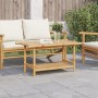 Mesita de centro de bambú 90x50x45 cm de vidaXL, Mesas de centro - Ref: Foro24-366473, Precio: 54,60 €, Descuento: %