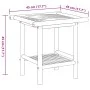 Mesa de centro de bambú 45x45x45 cm de vidaXL, Mesas de centro - Ref: Foro24-366471, Precio: 51,23 €, Descuento: %