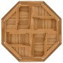 Tablero de mesa octogonal de madera maciza de teca 80x80x2,5 cm de vidaXL, Tableros para mesas - Ref: Foro24-366666, Precio: ...