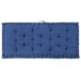 Cojín para palés algodón azul claro 120x80x10 cm de vidaXL, Cojines para sillas y sofás - Ref: Foro24-48688, Precio: 79,71 €,...