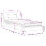 Cama con colchón tela gris claro 90x190 cm de vidaXL, Camas y somieres - Ref: Foro24-3208499, Precio: 282,12 €, Descuento: %