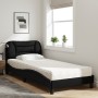 Cama con colchón tela negro 90x190 cm de vidaXL, Camas y somieres - Ref: Foro24-3208501, Precio: 284,64 €, Descuento: %
