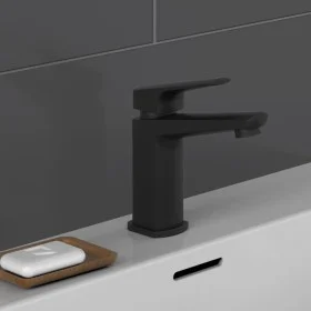 SCHÜTTE Grifo mezclador de lavabo RAVEN negro mate de SCHÜTTE, Grifos - Ref: Foro24-429357, Precio: 94,65 €, Descuento: %