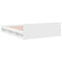 Estructura cama con cajones madera ingeniería blanca 160x200 cm de vidaXL, Camas y somieres - Ref: Foro24-3280734, Precio: 19...