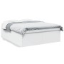 Estructura de cama madera de ingeniería blanca 160x200 cm de vidaXL, Camas y somieres - Ref: Foro24-3280909, Precio: 153,49 €...