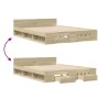Cama con cajones madera ingeniería roble Sonoma 160x200 cm de vidaXL, Camas y somieres - Ref: Foro24-3280736, Precio: 182,00 ...