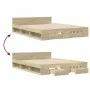 Sonoma oak engineered wood bed with drawers 150x200 cm by vidaXL, Beds and slatted bases - Ref: Foro24-3280743, Price: 159,38...