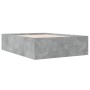 Estructura de cama madera de ingeniería gris hormigón 120x190cm de vidaXL, Camas y somieres - Ref: Foro24-3280954, Precio: 13...