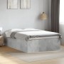 Estructura de cama madera de ingeniería gris hormigón 120x190cm de vidaXL, Camas y somieres - Ref: Foro24-3280954, Precio: 13...
