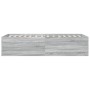 Estructura de cama madera de ingeniería gris Sonoma 100x200 cm de vidaXL, Camas y somieres - Ref: Foro24-3280963, Precio: 105...