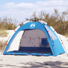 Tienda de playa 2 personas impermeable apertura rápida azul de vidaXL, Tiendas de campaña - Ref: Foro24-4005302, Precio: 60,7...