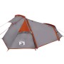 Tienda de campaña túnel 2 personas impermeable gris y naranja de vidaXL, Tiendas de campaña - Ref: Foro24-94614, Precio: 58,9...