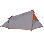 Tienda de campaña túnel 2 personas impermeable gris y naranja de vidaXL, Tiendas de campaña - Ref: Foro24-94614, Precio: 58,9...