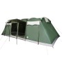 Tienda de campaña familiar túnel 8 personas impermeable verde de vidaXL, Tiendas de campaña - Ref: Foro24-94616, Precio: 351,...