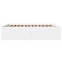 Estructura de cama madera de ingeniería blanca 180x200 cm de vidaXL, Camas y somieres - Ref: Foro24-3280902, Precio: 159,94 €...