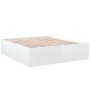 Estructura de cama madera de ingeniería blanca 180x200 cm de vidaXL, Camas y somieres - Ref: Foro24-3280902, Precio: 159,94 €...