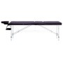 Camilla de masaje plegable 3 zonas aluminio morado de vidaXL, Mesas de masaje - Ref: Foro24-110198, Precio: 198,72 €, Descuen...
