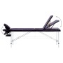 Camilla de masaje plegable 3 zonas aluminio morado de vidaXL, Mesas de masaje - Ref: Foro24-110198, Precio: 198,72 €, Descuen...