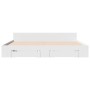 Estructura cama con cajones madera ingeniería blanca 200x200 cm de vidaXL, Camas y somieres - Ref: Foro24-3280720, Precio: 18...