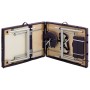 Camilla de masaje plegable 3 zonas aluminio morado de vidaXL, Mesas de masaje - Ref: Foro24-110198, Precio: 198,72 €, Descuen...