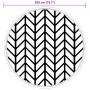 Alfombra exterior ARAKIL gris Ø200 cm PP de vidaXL, Protectores para exterior - Ref: Foro24-368550, Precio: 43,44 €, Descuent...