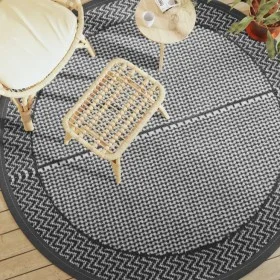 Alfombra exterior ARAKIL gris Ø200 cm PP de vidaXL, Protectores para exterior - Ref: Foro24-368460, Precio: 44,14 €, Descuent...