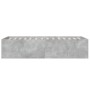 Estructura de cama madera de ingeniería gris hormigón 90x200cm de vidaXL, Camas y somieres - Ref: Foro24-3280968, Precio: 108...