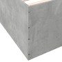 Estructura de cama madera de ingeniería gris hormigón 90x200cm de vidaXL, Camas y somieres - Ref: Foro24-3280968, Precio: 108...