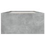 Estructura de cama madera de ingeniería gris hormigón 75x190 cm de vidaXL, Camas y somieres - Ref: Foro24-3280982, Precio: 10...