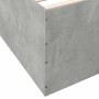 Estructura de cama madera de ingeniería gris hormigón 75x190 cm de vidaXL, Camas y somieres - Ref: Foro24-3280982, Precio: 10...