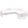 Set de sofás de jardín 10 pzas con cojines ratán sintético gris de vidaXL, Conjuntos de jardín - Ref: Foro24-3262044, Precio:...