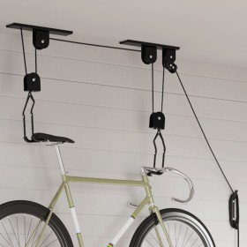 Elevadores de bicicletas con montaje en techo 2 unidades 20 kg de vidaXL, Accesorios para bicicletas - Ref: Foro24-156339, Pr...