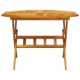 Mesa de jardín plegable madera maciza de acacia Ø110x75 cm de vidaXL, Mesas de jardín - Ref: Foro24-4004911, Precio: 154,49 €...
